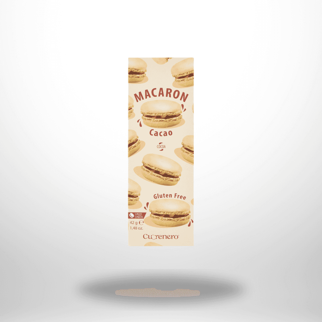 Cuorenero Macaron Cacao (3 Stück)
