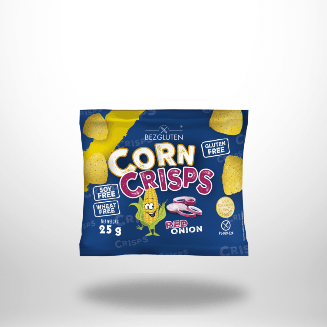 Bezgluten Corn Crisps Red Onion