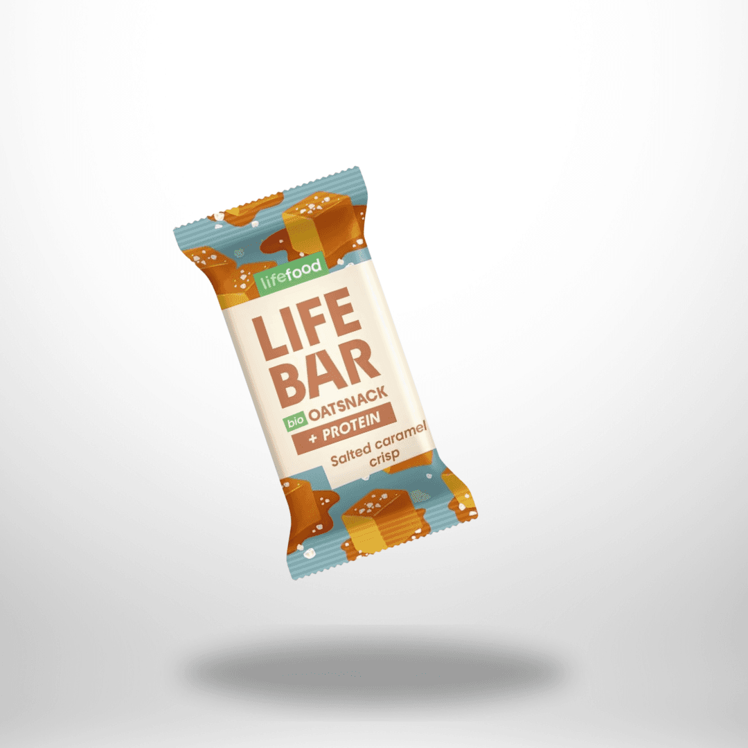 Lifebar OatSnack Protein Caramel Crisp Bio 40g
