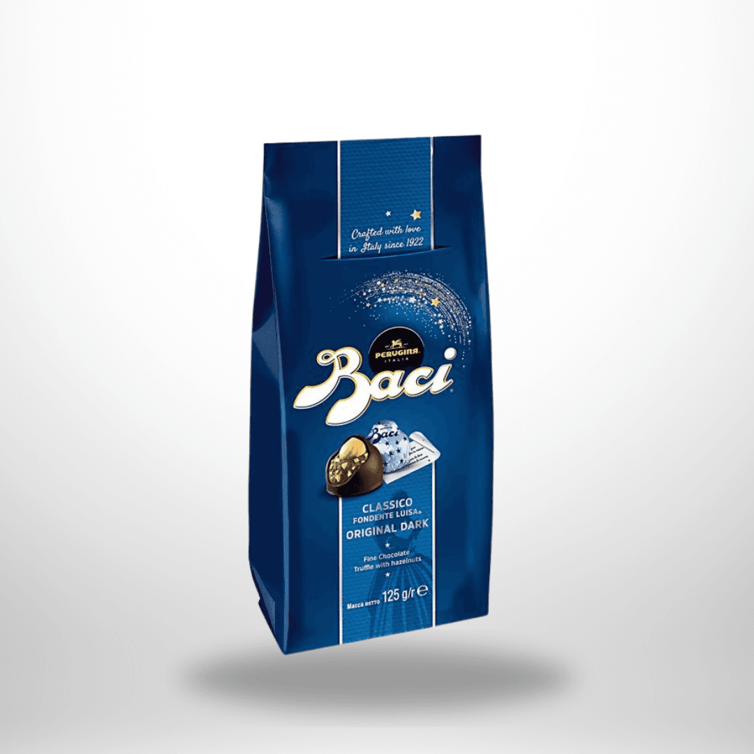 Perugina Baci Classico Pralinen mit dunkler Schokolade und Haselnussfüllung 125g