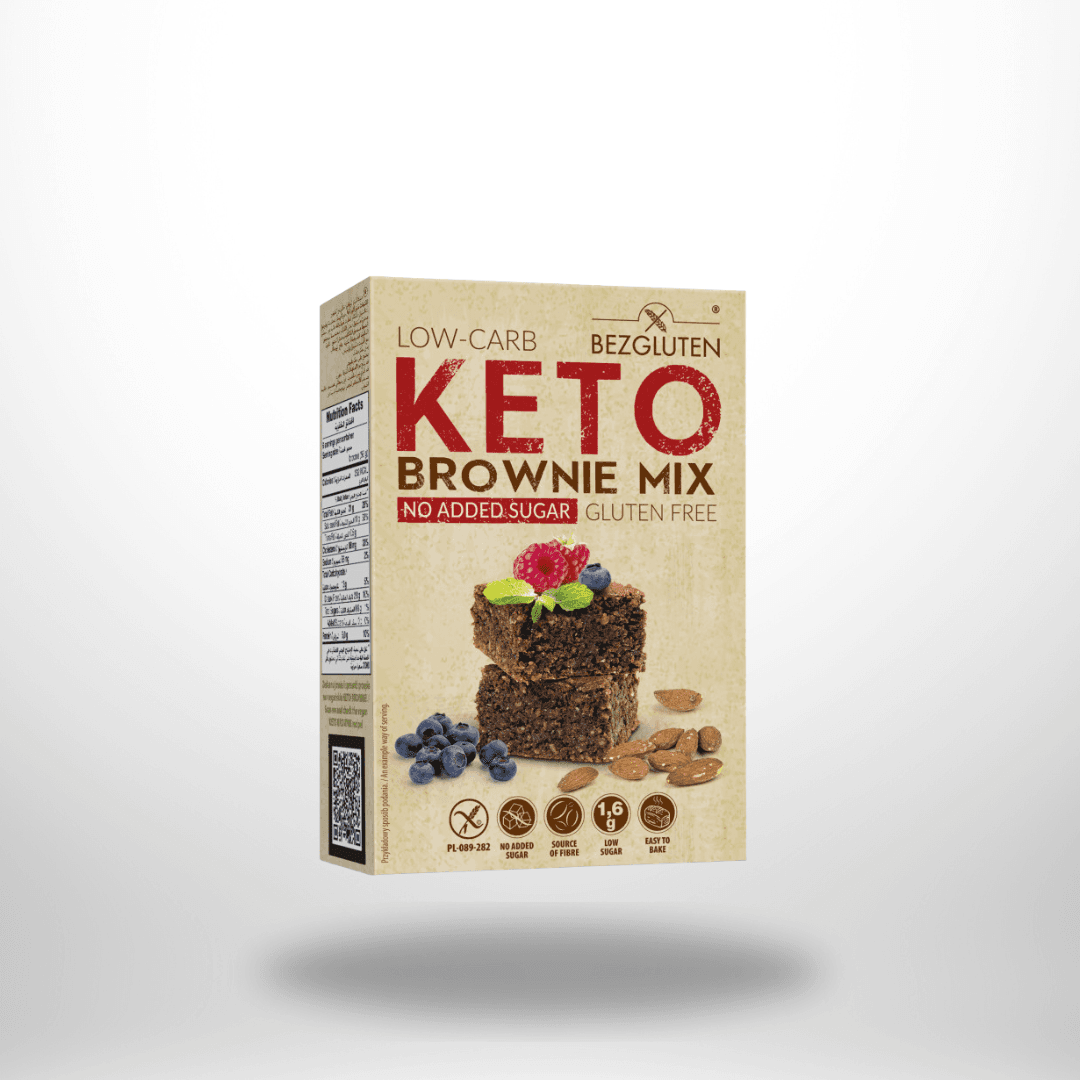 BezGluten KETO Brownie Mix Backmischung 150g