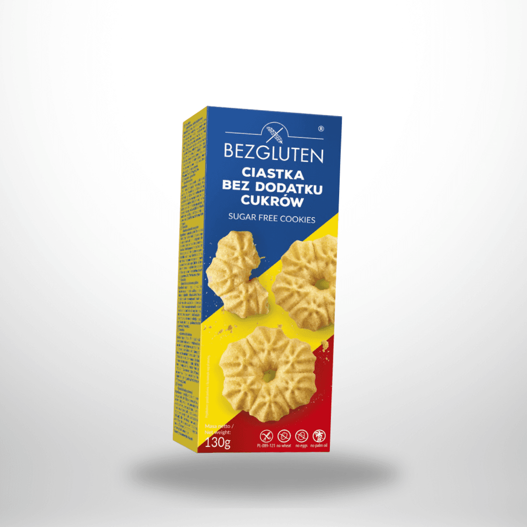 BezGluten Cookies ohne Zuckerzusatz 130g
