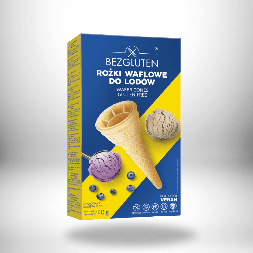 BezGluten Eiswaffeltüten 40g