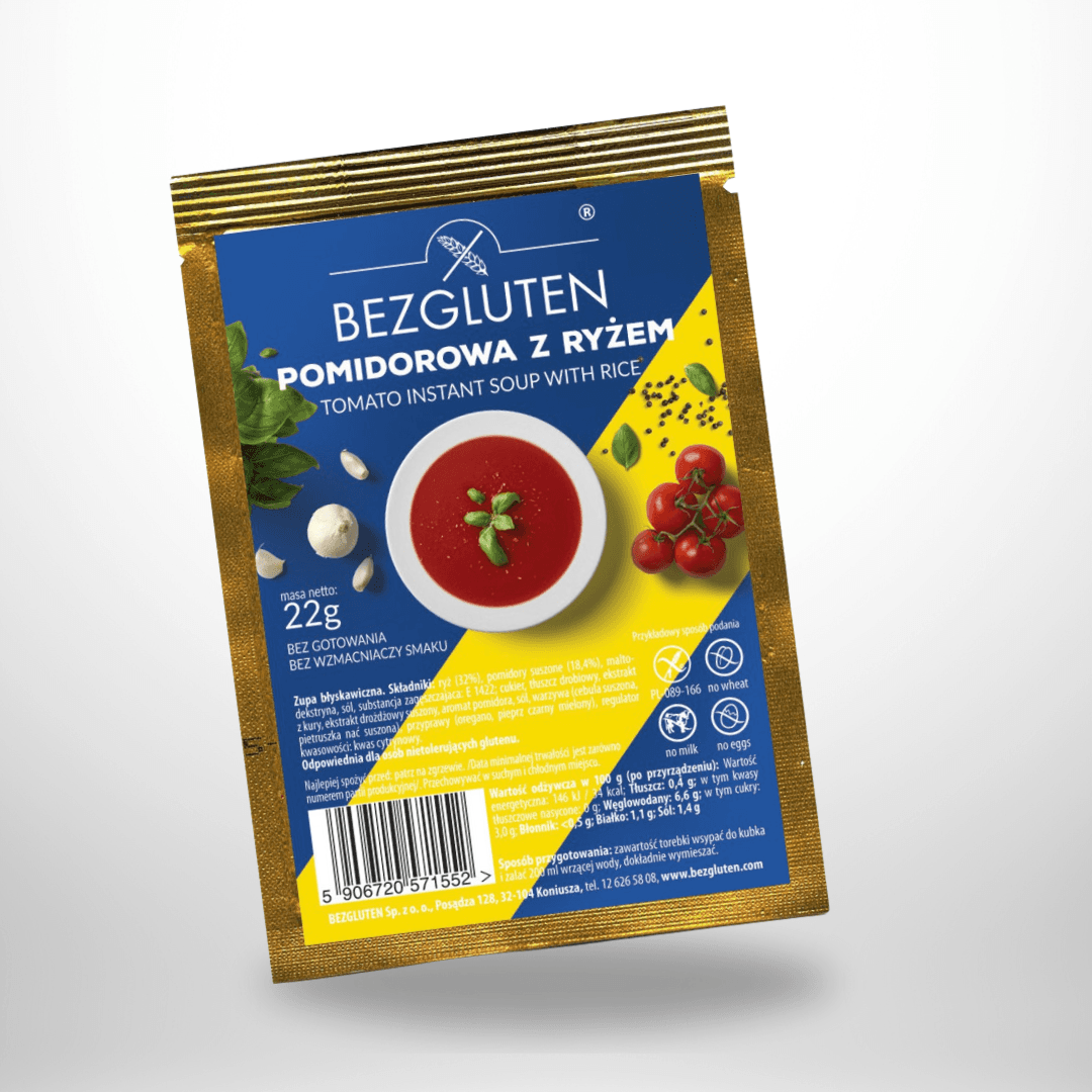 BezGluten Glutenfreie Tomatensuppe mit Reis