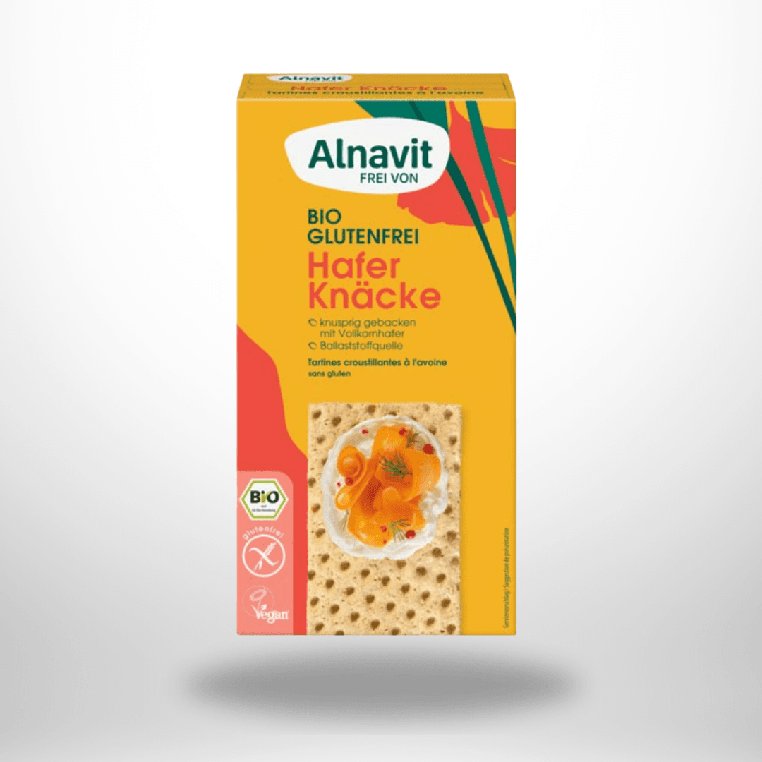 Alnavit Hafer Knäckebrot Bio glutenfrei 160g