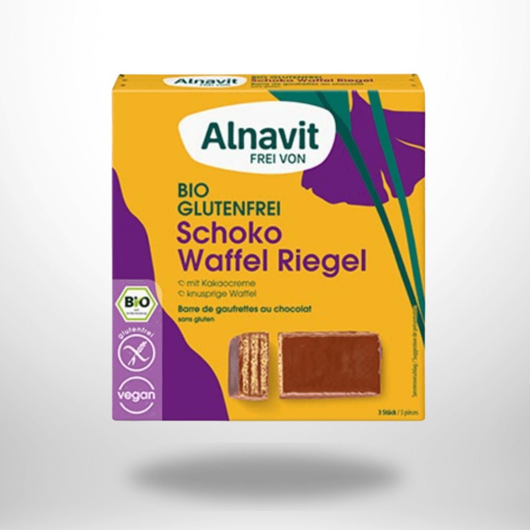 Alnavit Schoko Waffel Riegel Bio 75g