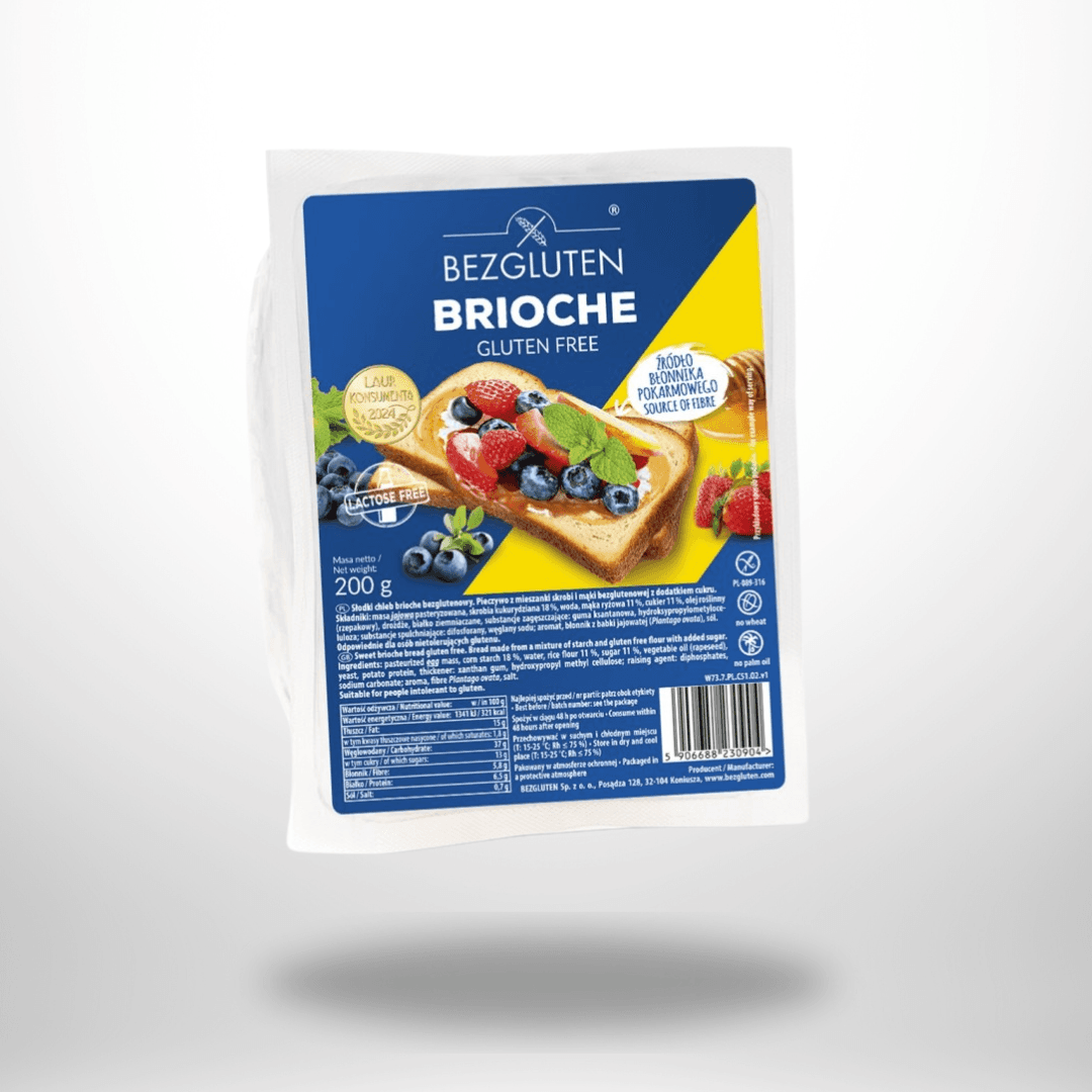 BezGluten glutenfreies Brioche - süßes Brot