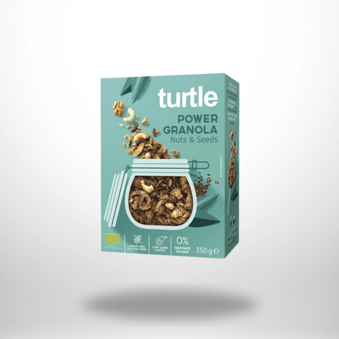Turtle Power Granola Nüsse & Saaten Bio 350g – Bild 1