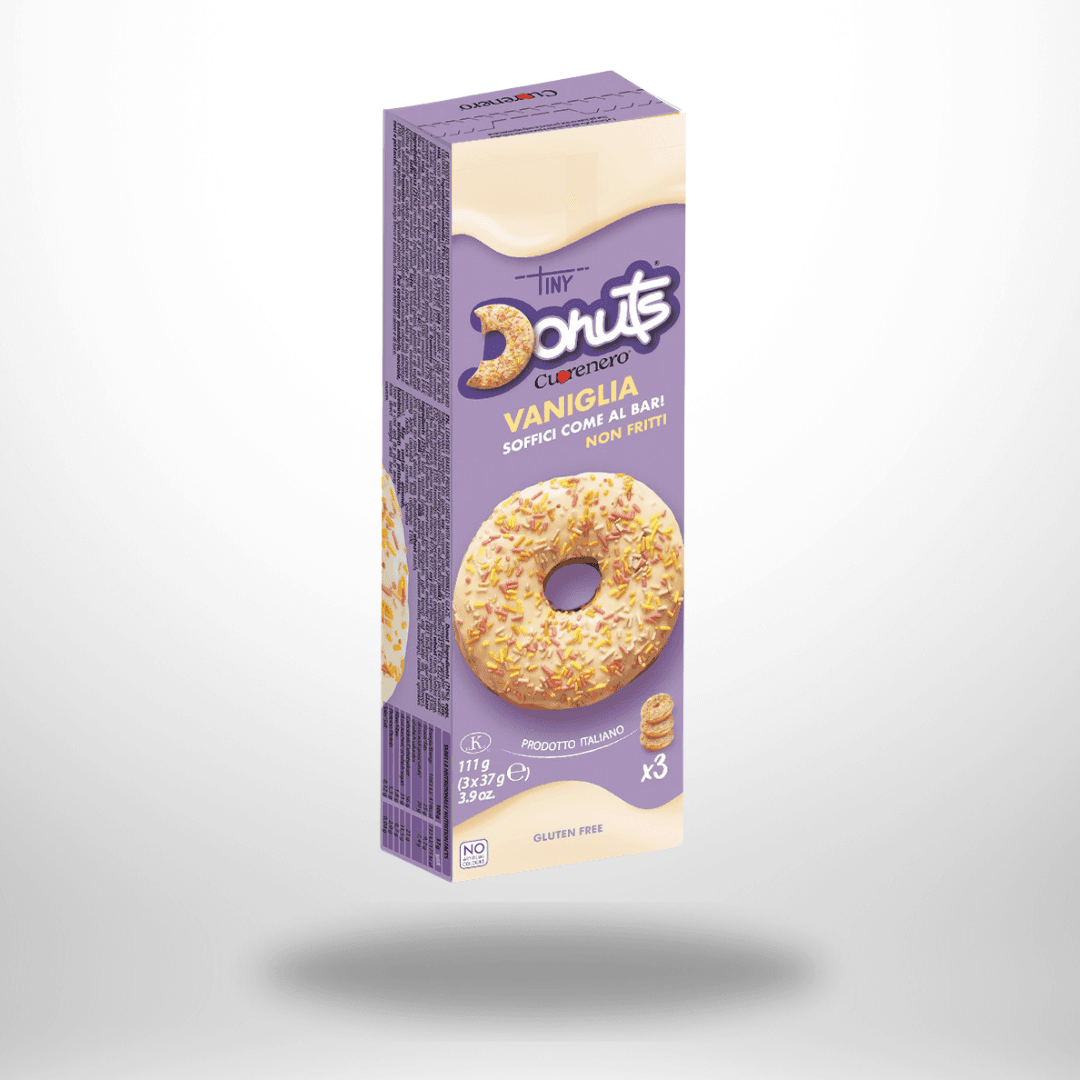 Cuorenero Tiny Donuts Vanille 3 * 111g