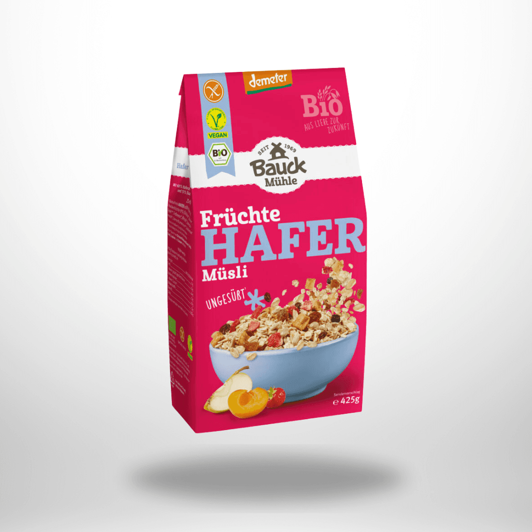 Bauck Hafer Müsli Früchte Bio 425g