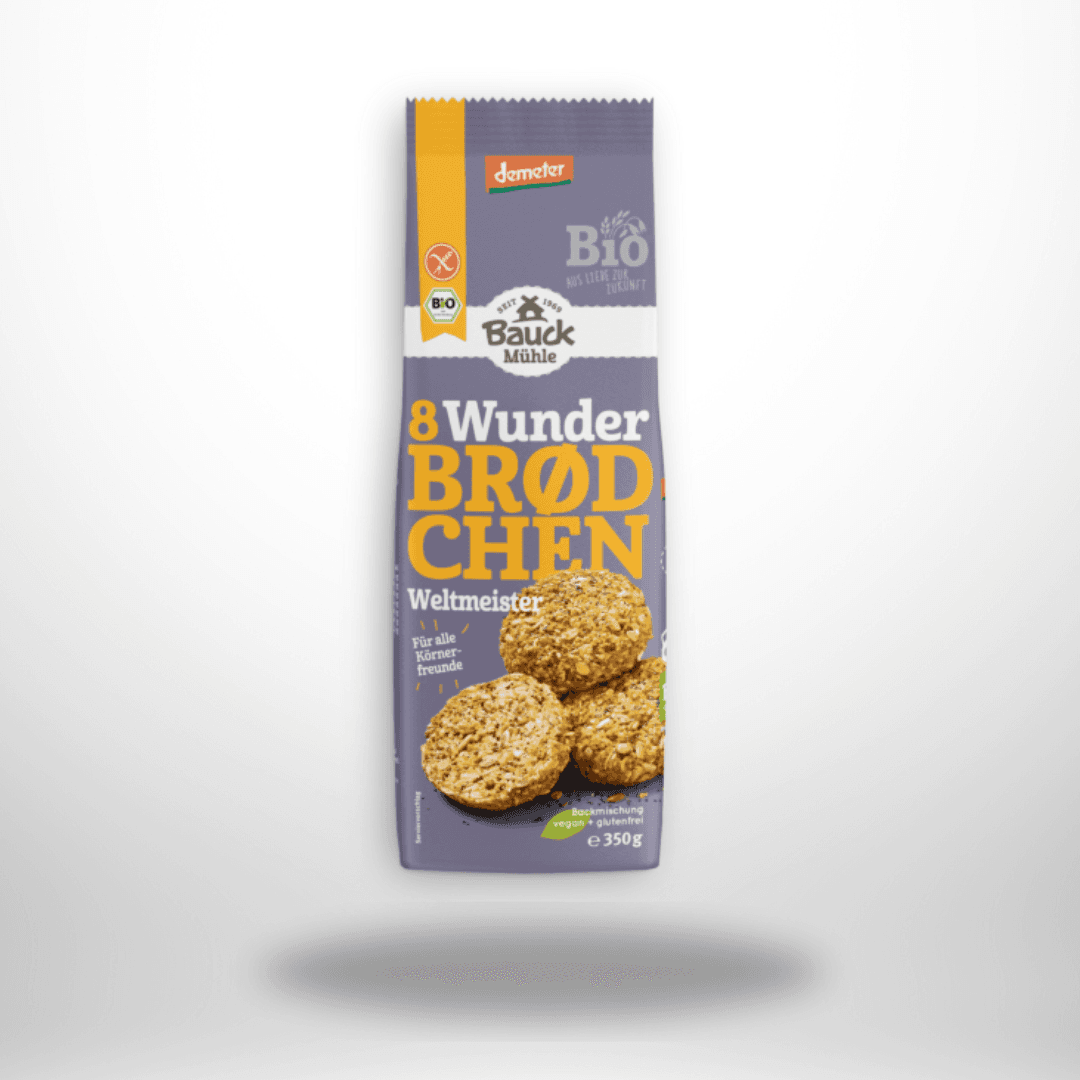 Bauck Backmischung Wunderbrötchen Weltmeister Bio 350g