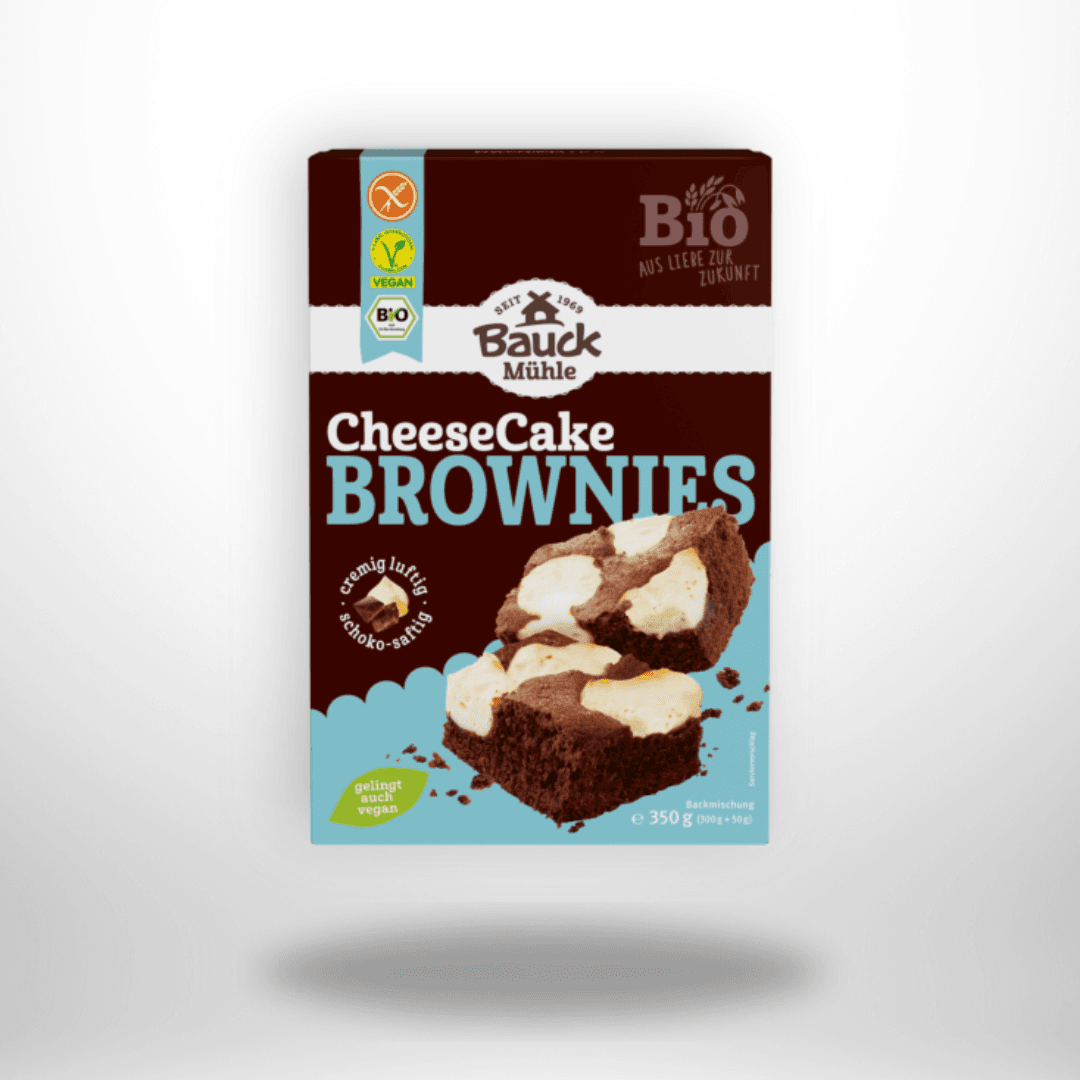 Bauck Backmischung Cheesecake Brownies Bio