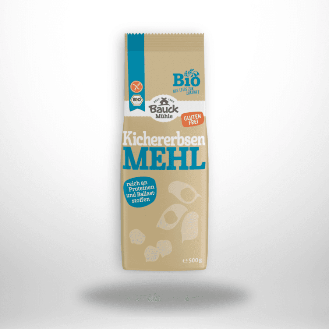 Bauck Kichererbsenmehl Bio 500g – Bild 1