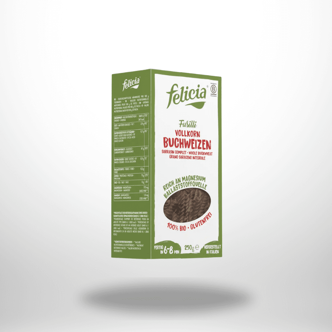 Felicia Buchweizen Vollkorn Fusilli 250g – Bild 1