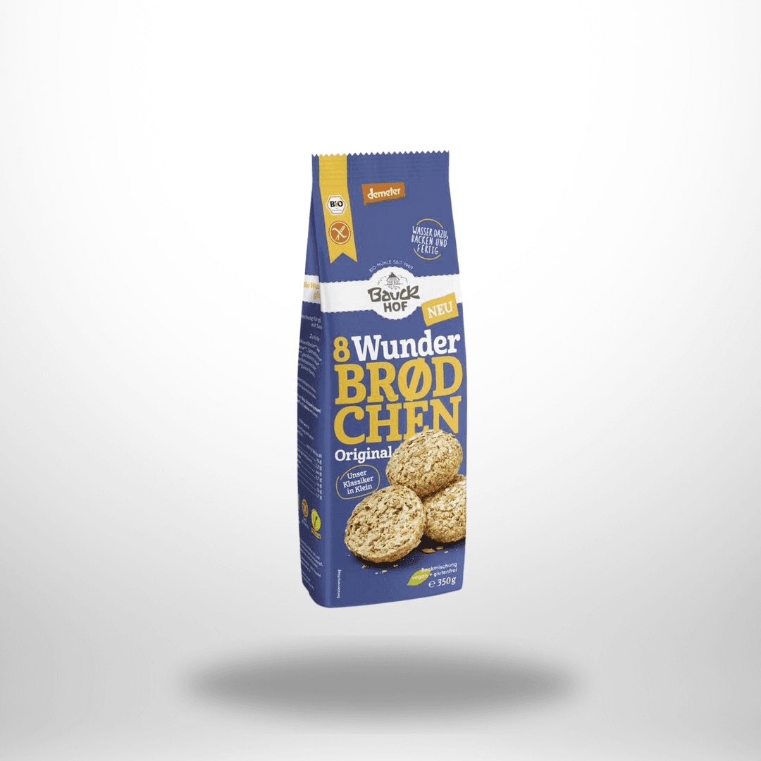 Bauck 8 Bio Wunderbrödchen original 350g