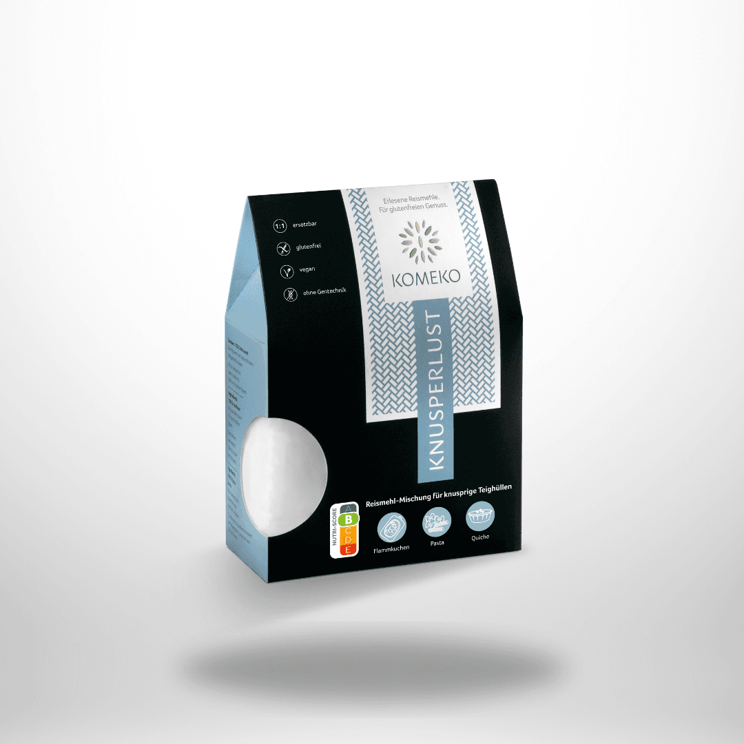 KOMEKO Knusperlust - Reismehlmischung für knusprige Teige