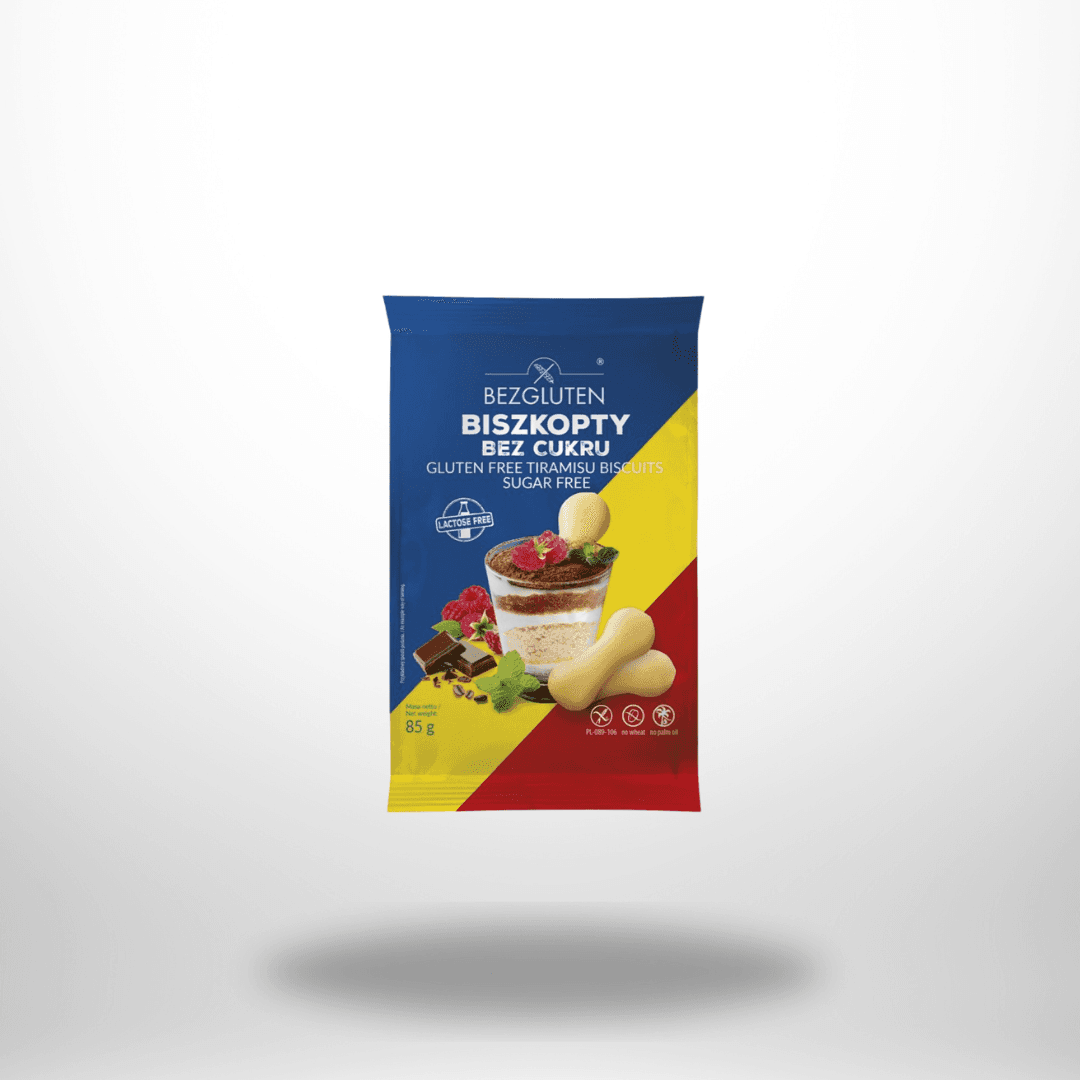 Bezgluten zuckerfreie Löffelbiskuits