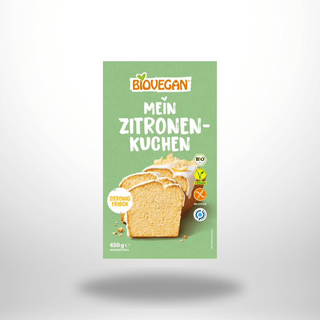 Biovegan Mein Zitronenkuchen Backmischung Bio 500g