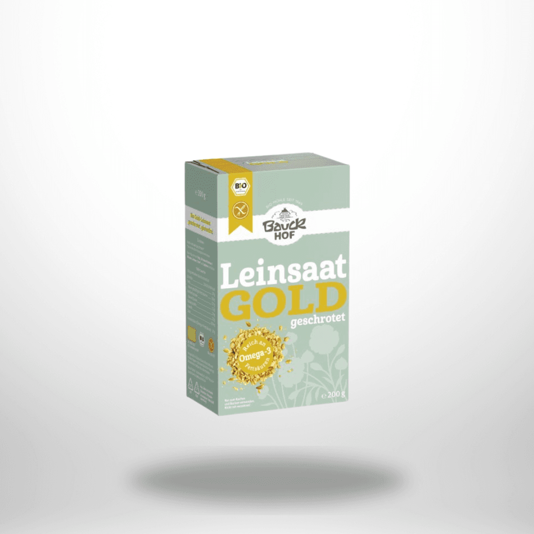Bauck Leinsaat Gold geschrotet Bio 200g