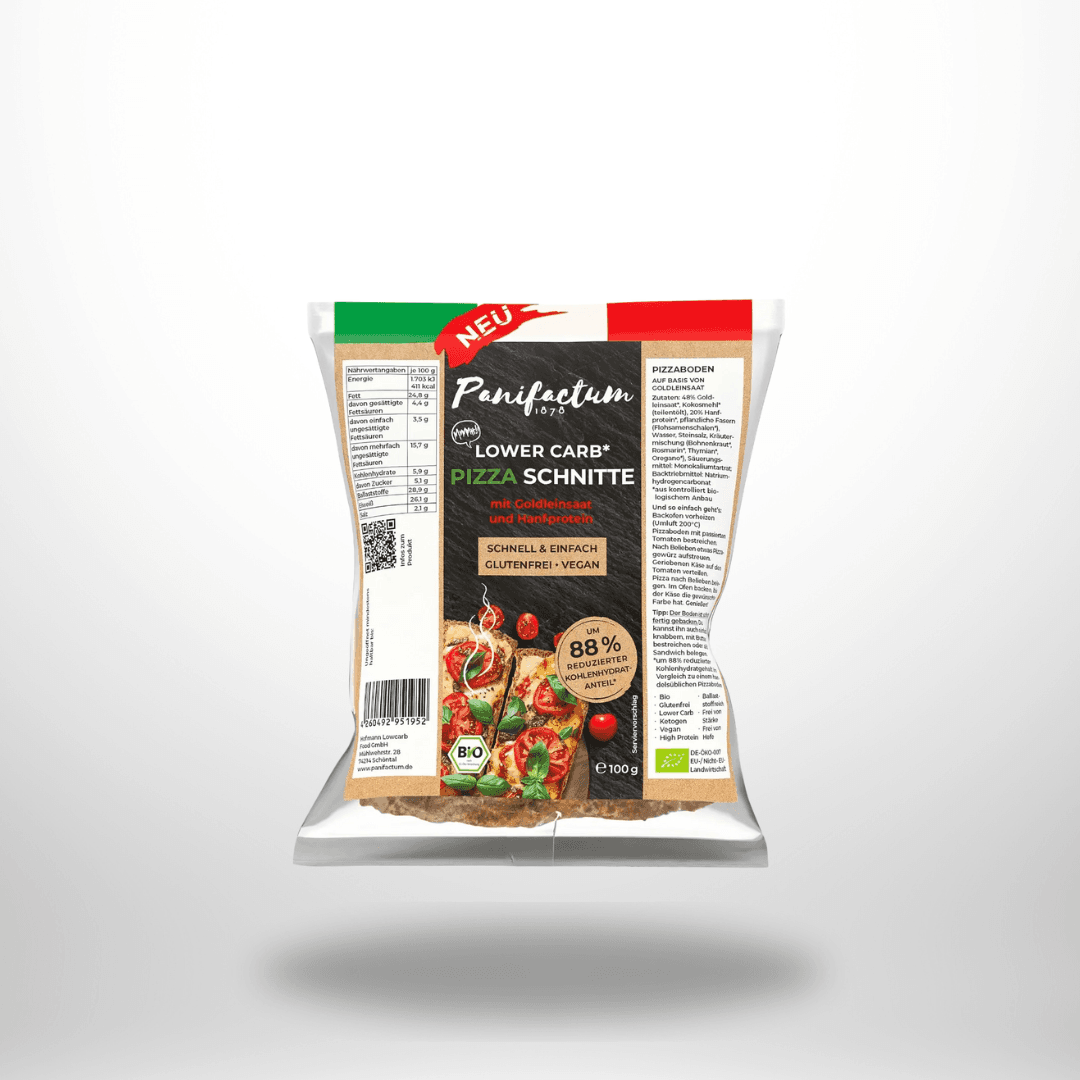 Panifactum Low Carb Pizza Schnitte BIO