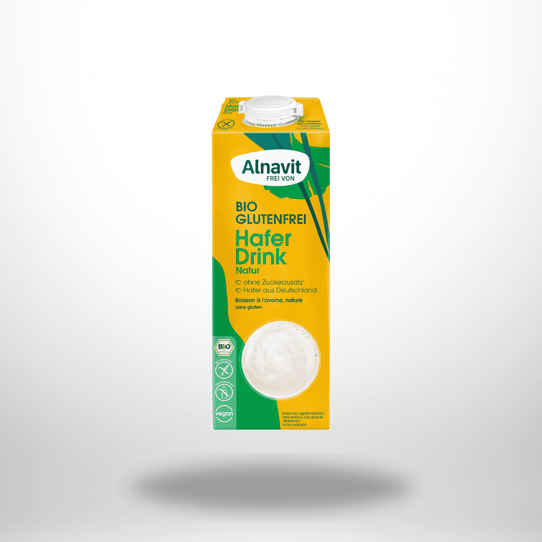 Alnavit Hafer Drink Natur Bio glutenfrei 1l