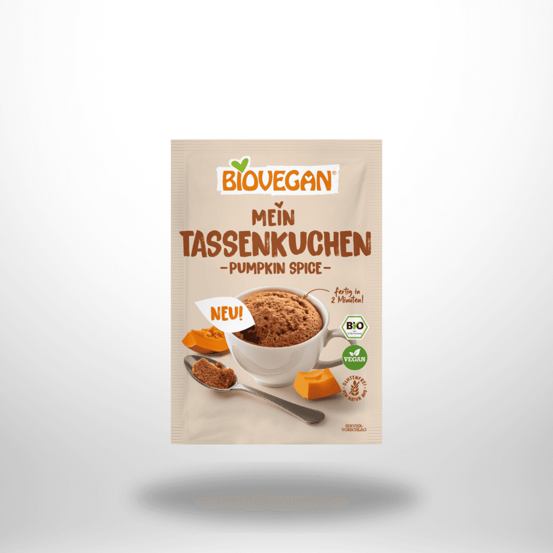 BioVEGAN Mein Tassenkuchen Pumpkin Spice Bio 55g