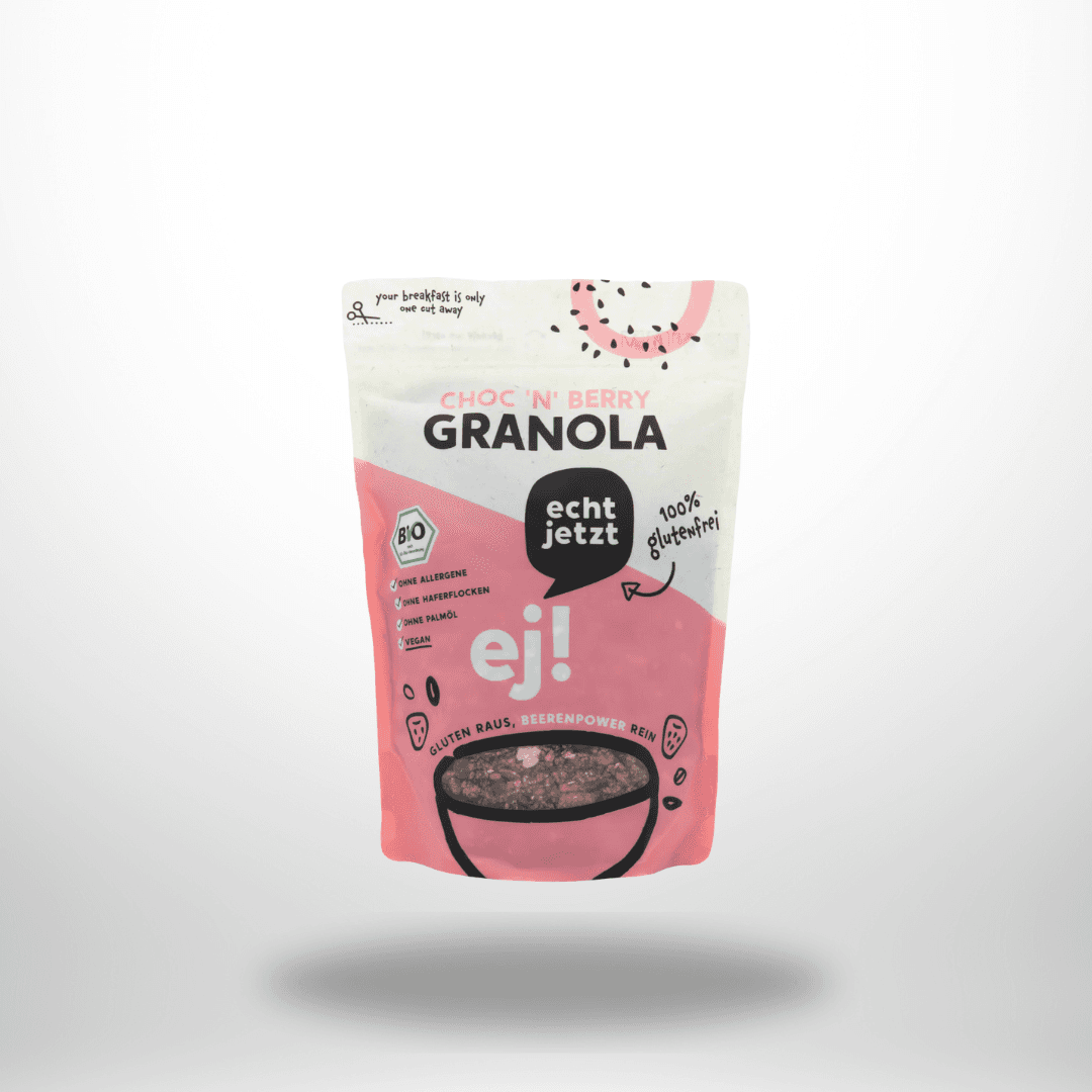 echt jetzt! Choc 'n' Berry - Bio Granola ohne Hafer