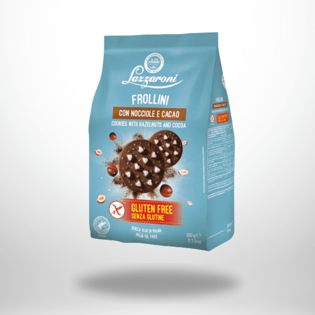 Lazzaroni Frollini Nocciole e Cacao glutenfrei 200g