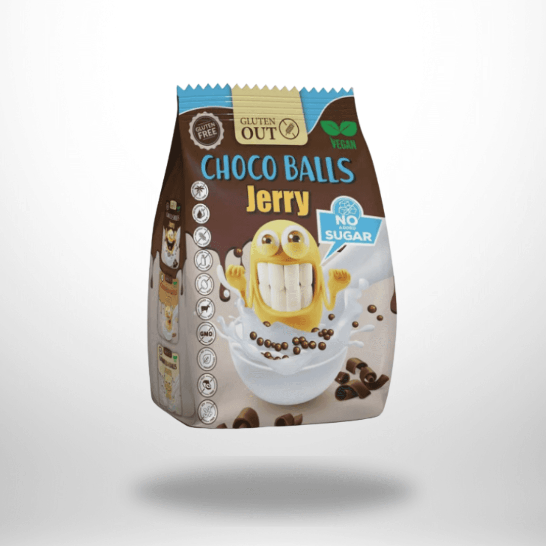 Gluten Out Jerry Choco Balls ohne Zuckerzusatz 375g