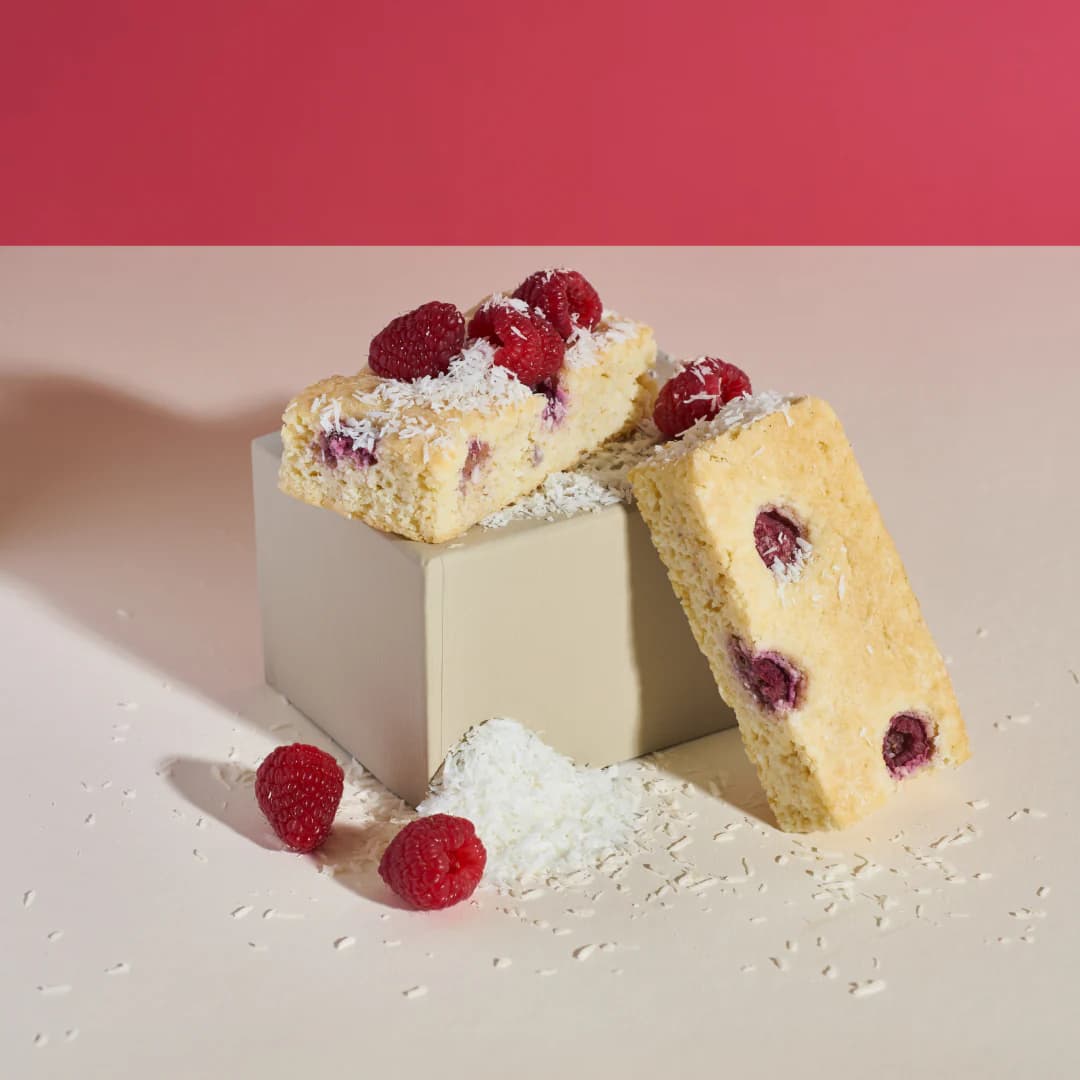 Pure Cakes Kokos-Himbeer-Kuchen Stück 55g