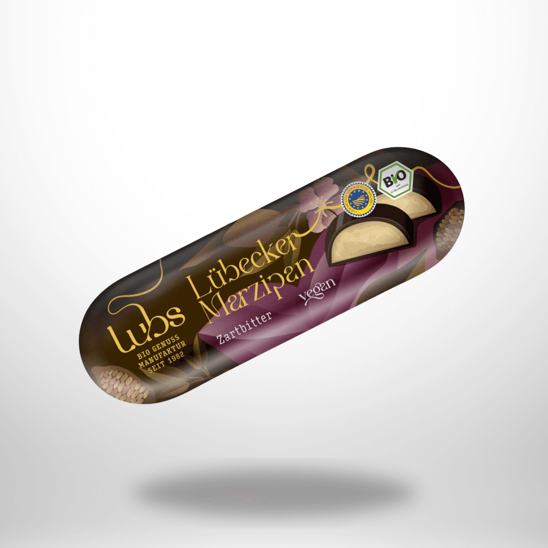 Lubs Lübecker Marzipan Zartbitter Bio 50g