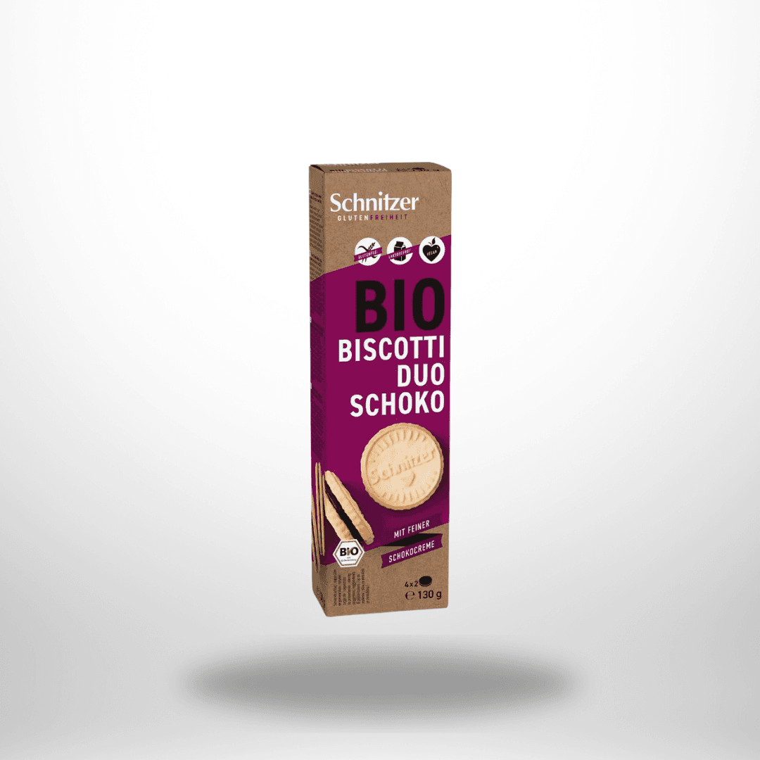 Schnitzer Bio Biscotti Duo Schokolade glutenfrei 130g
