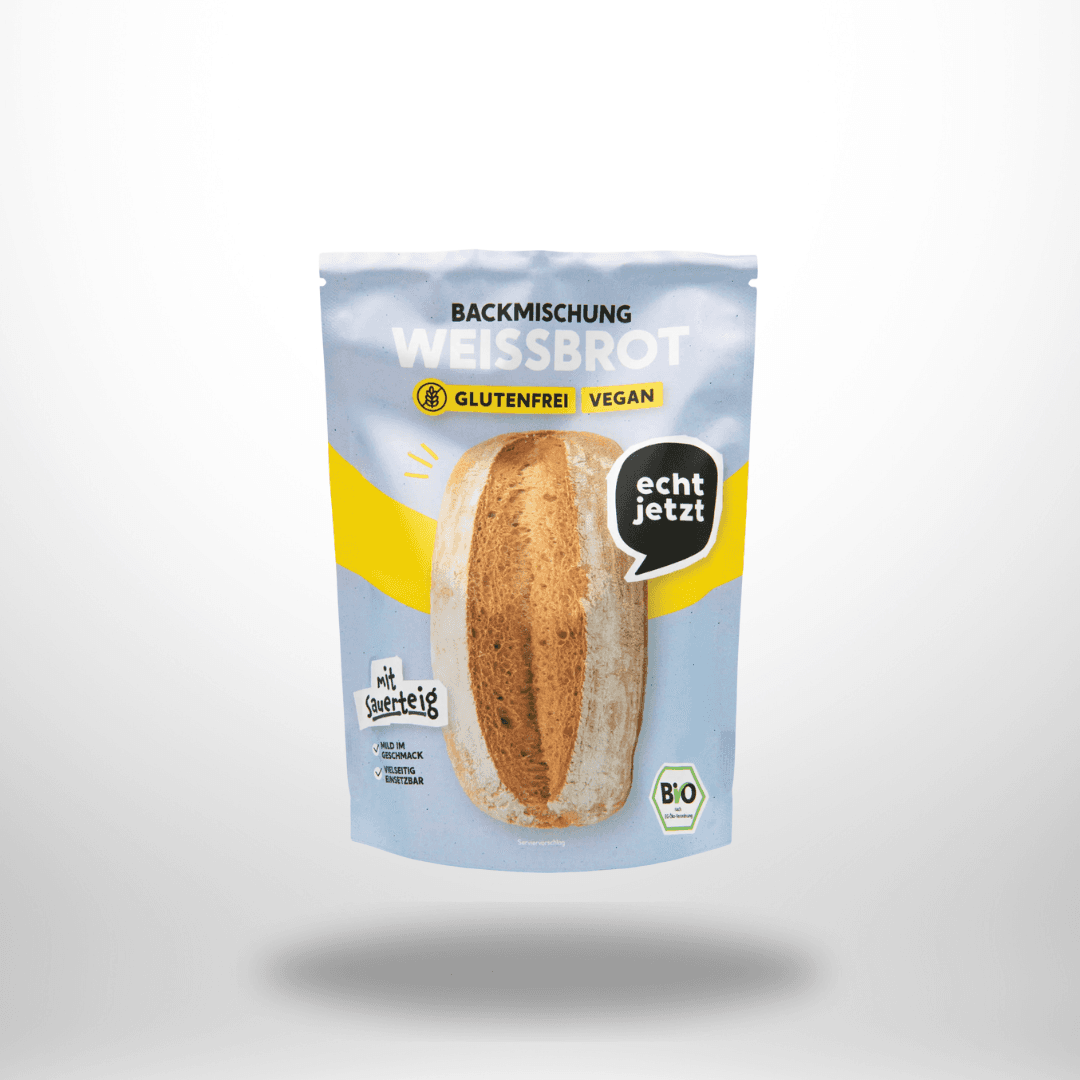 echt jetzt! Bio Weissbrot Backmischung glutenfrei 500g