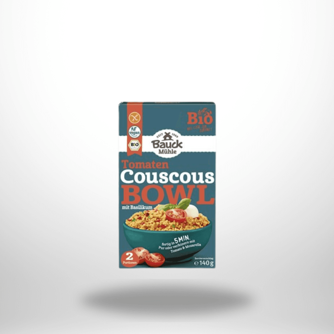 Bauck Tomaten Couscous Bowl mit Basilikum Fertigmischung bio glutenfrei (140g)