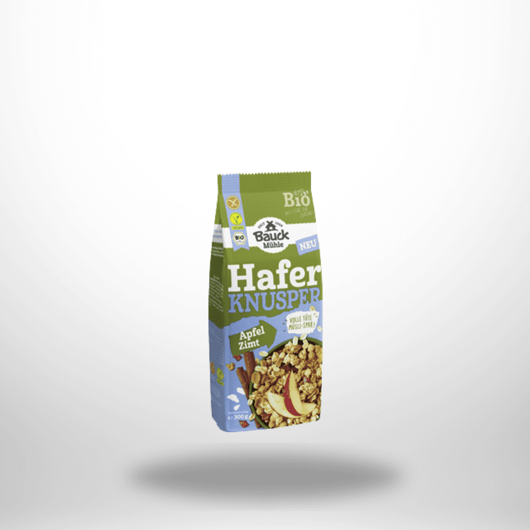 Bauck Hafer Knusper Müsli Apfel Zimt Bio 300g