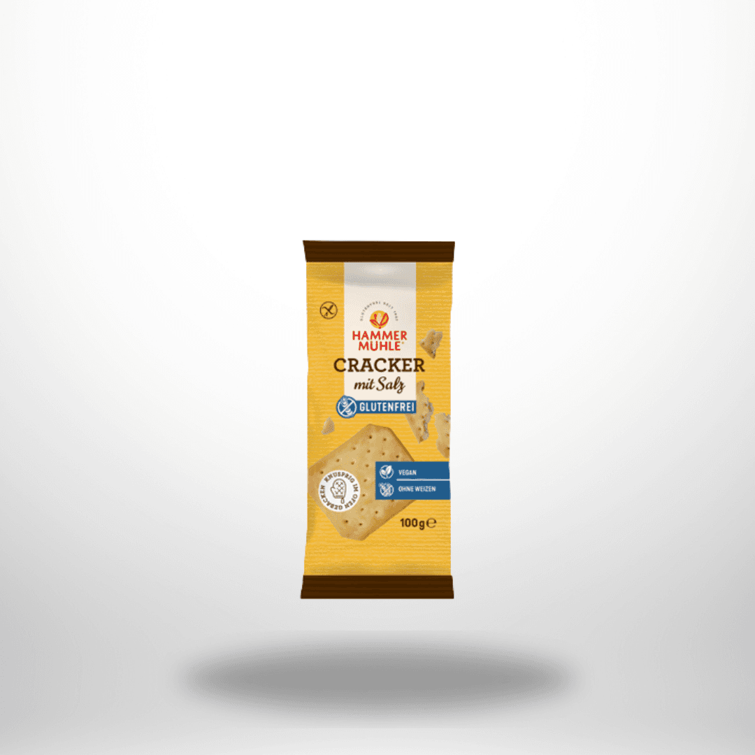 Hammermühle Cracker mit Salz 100g