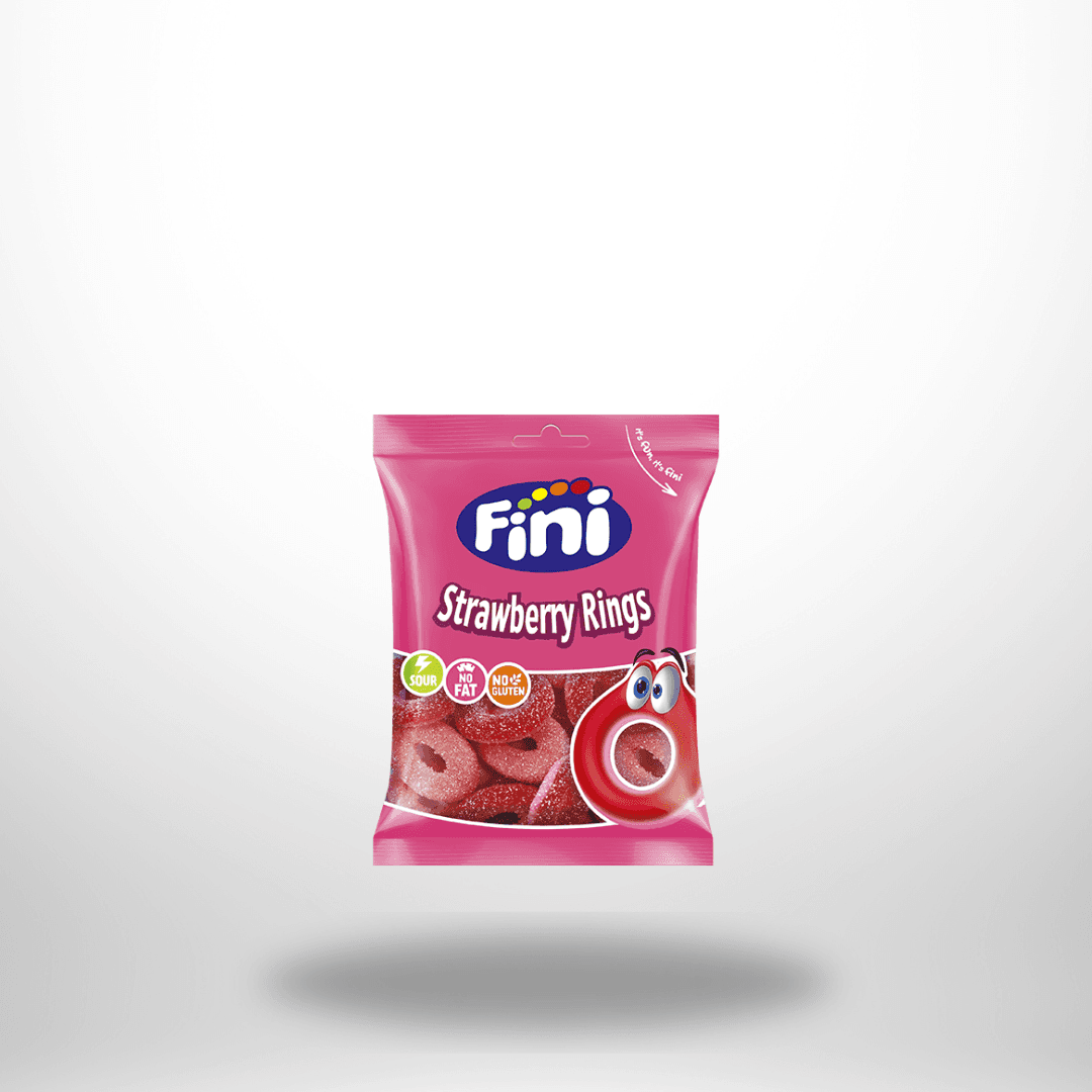 Fini Strawberry Rings 90g