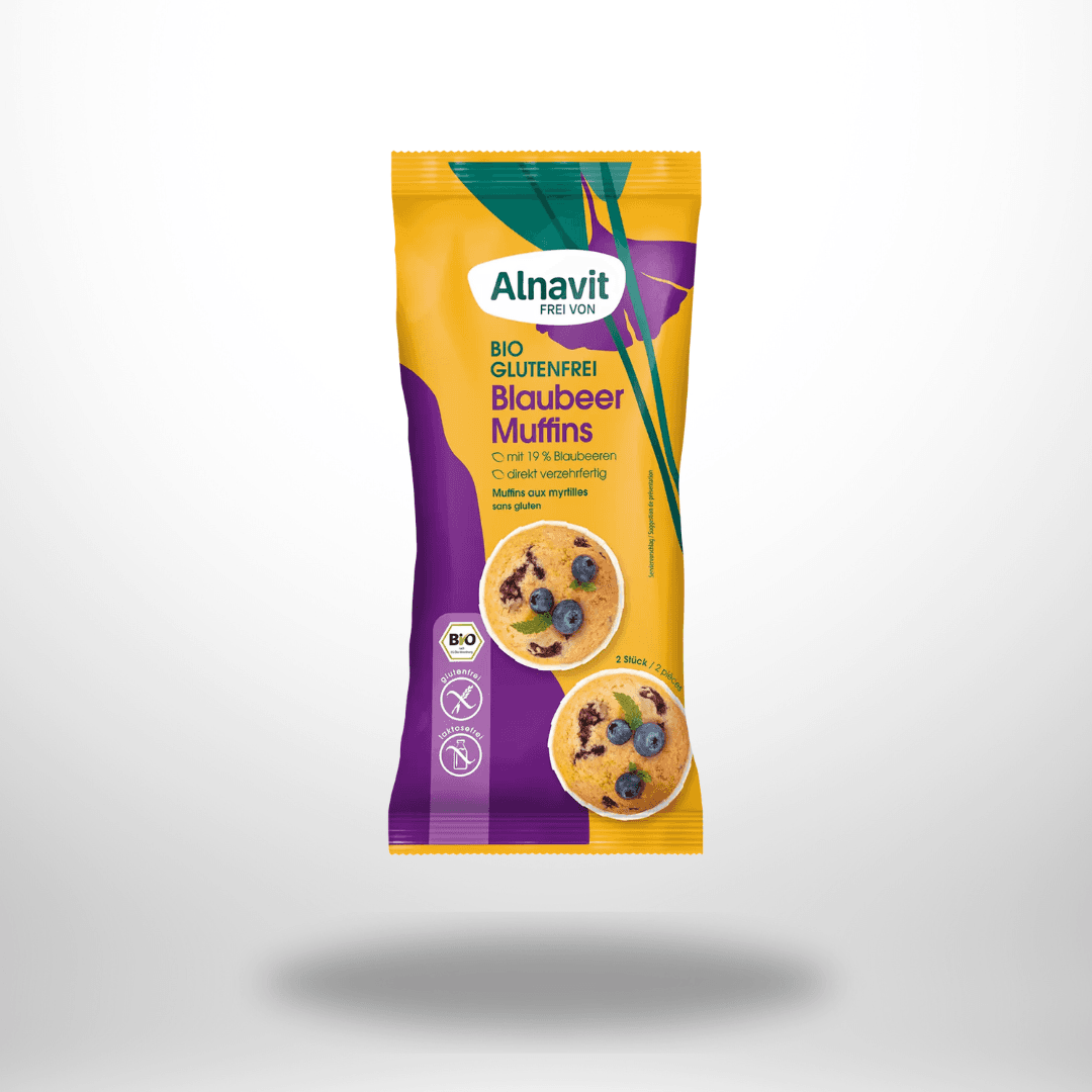 Alnavit Blaubeer Muffins Bio glutenfrei 140g