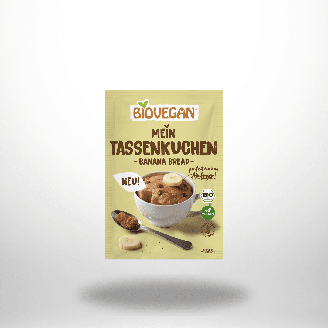 BioVEGAN Mein Tassenkuchen Banana Bread Bio 55g
