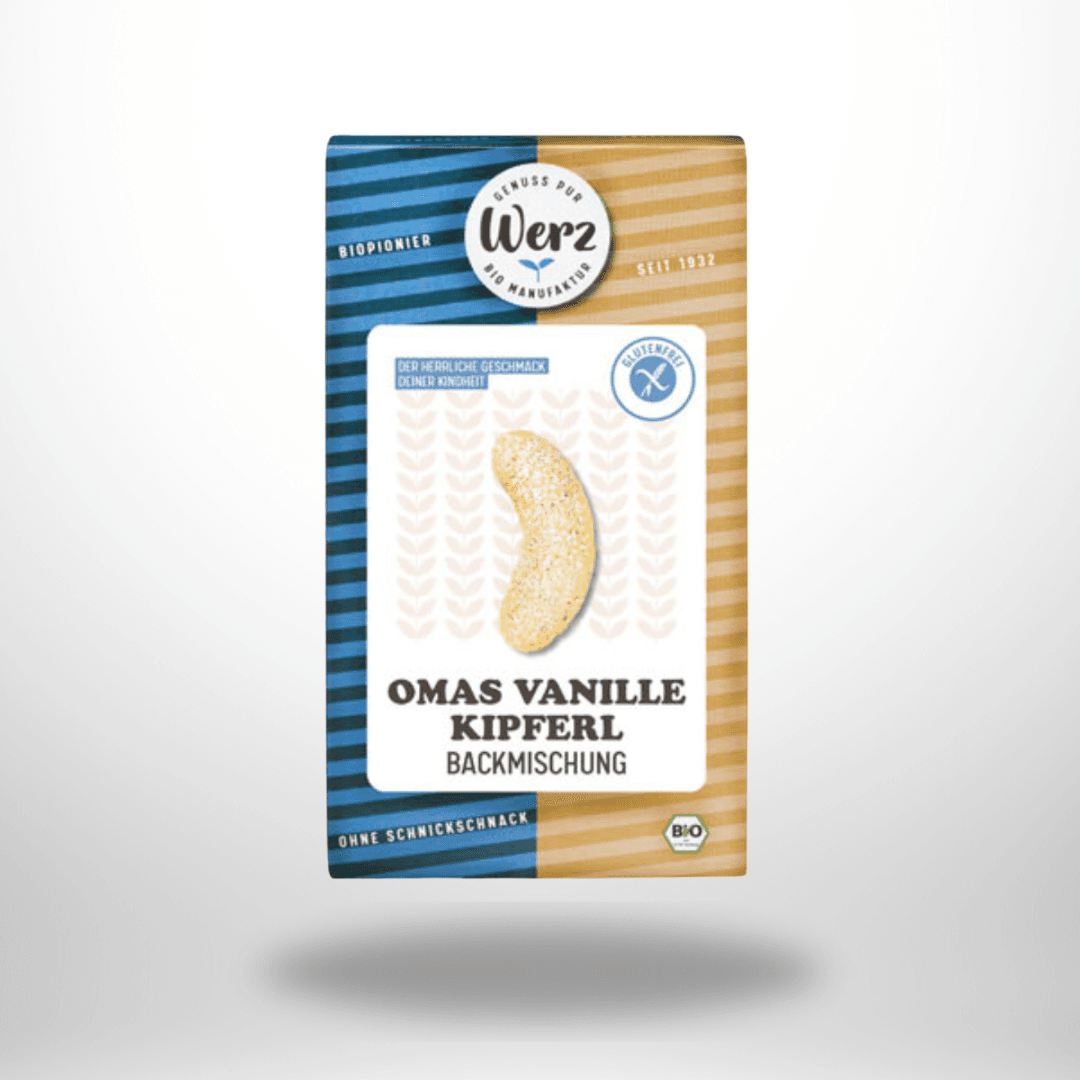 Werz Backmischung Omas Vanillekipferl Bio 500g – Bild 1