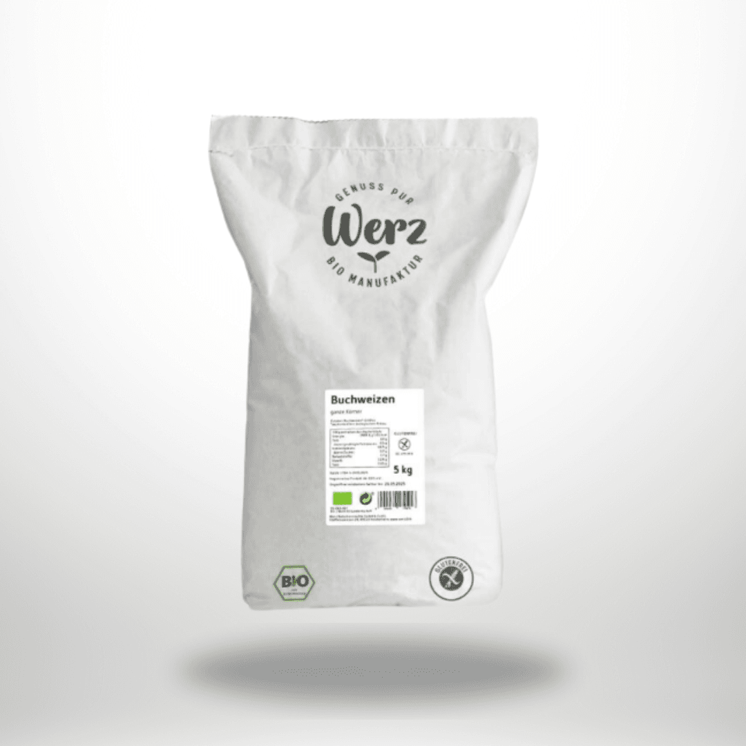 Werz Buchweizen Ganze Körner Bio glutenfrei 5kg