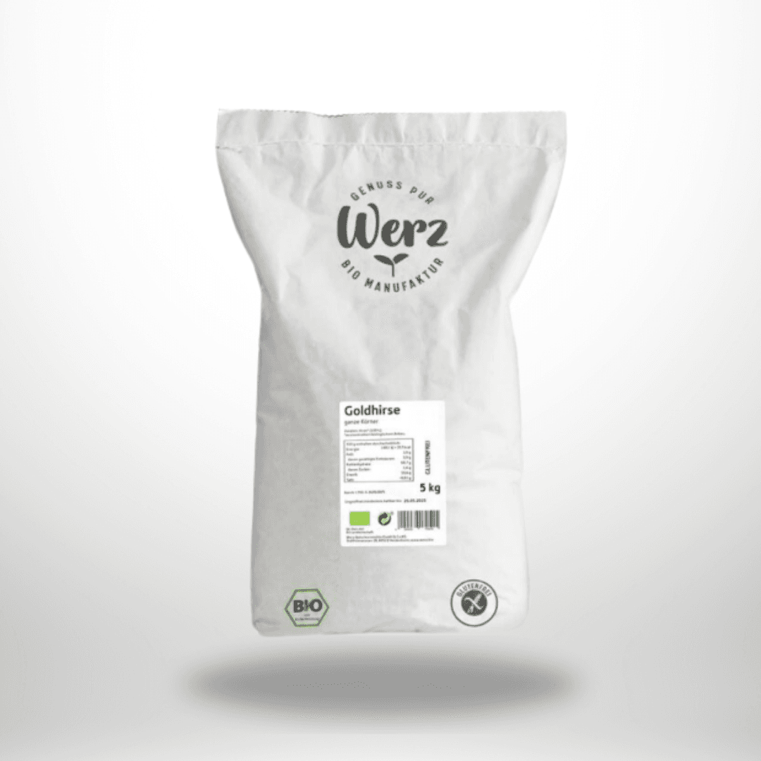 Werz Goldhirse Ganze Körner Bio 5kg