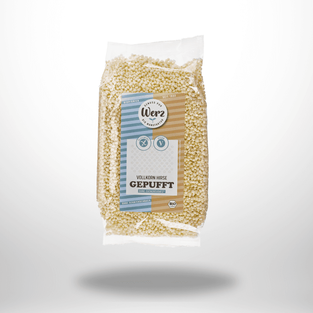 Werz Hirse Vollkorn gepufft Bio 125g