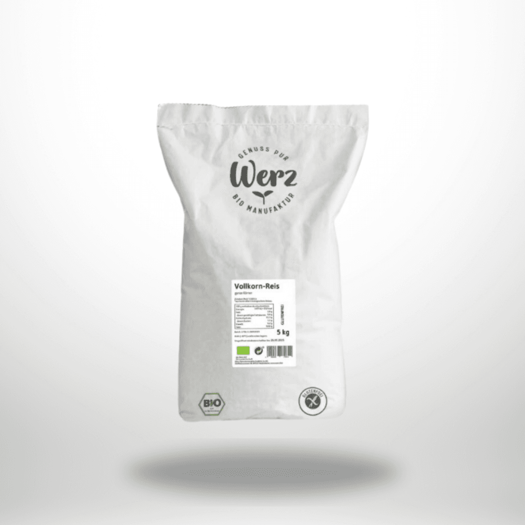 Werz Vollkorn-Reis Ganze Körner Bio 5kg