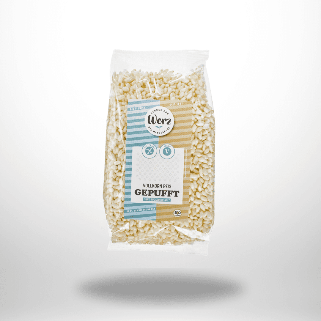 Werz Reis Vollkorn gepufft Bio 125g