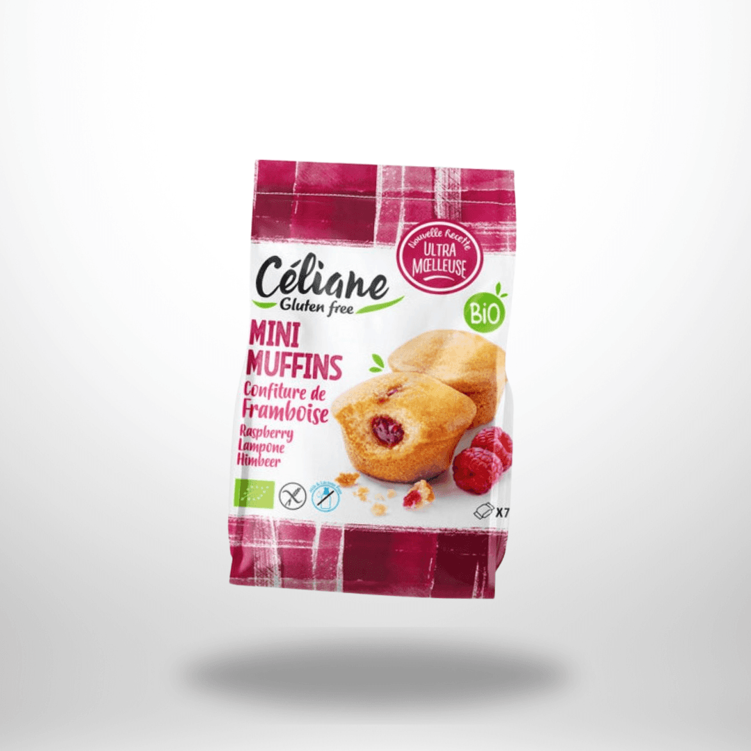 Céliane Mini Muffins mit Himbeere (7 Stück)
