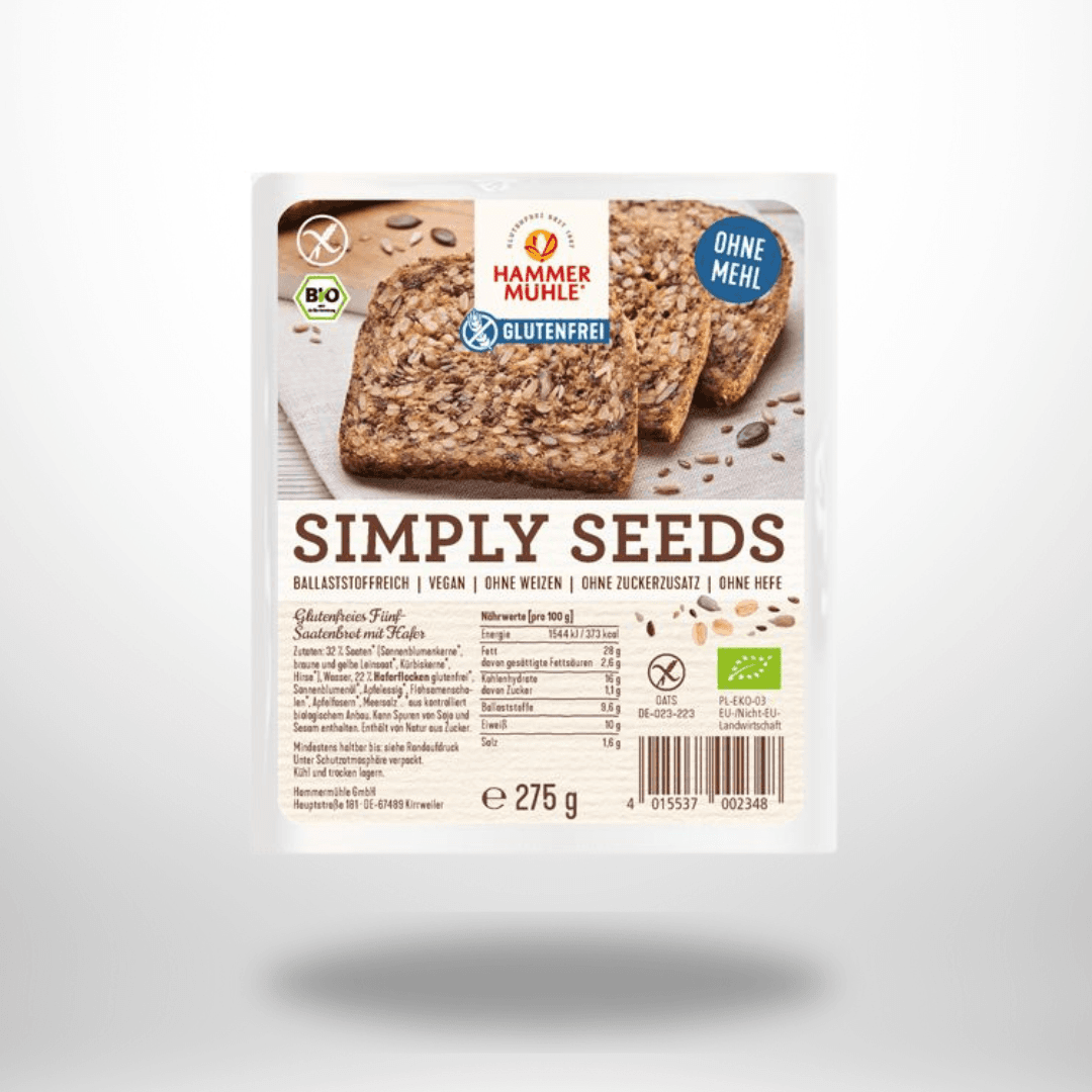 Hammermühle Bio Simply Seeds Brot 275g – Bild 1