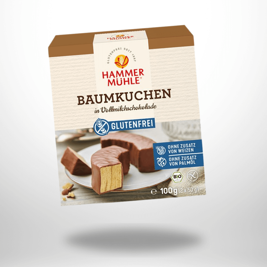 Hammermühle Bio Baumkuchen in Vollmilchschok 100g