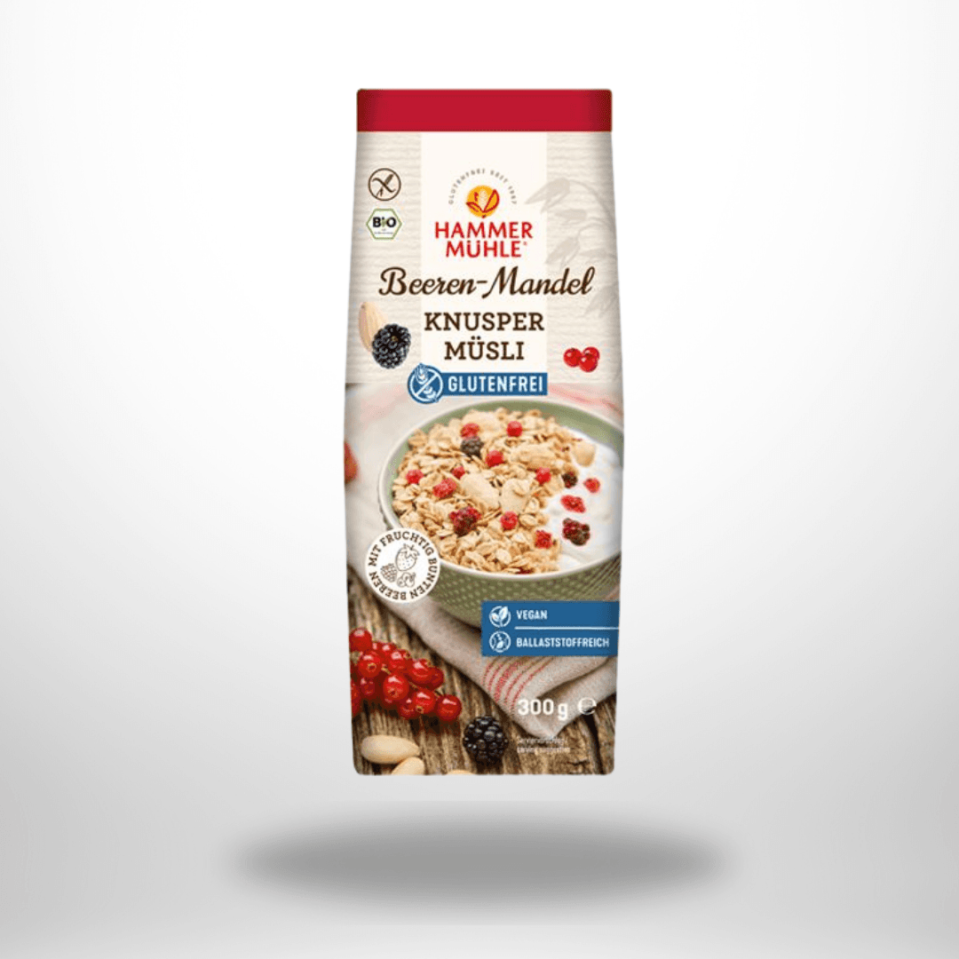Hammermühle Bio Beeren-Mandel Knuspermüsli 300g – Bild 1