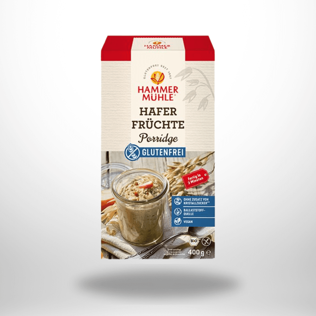 Hammermühle Bio Hafer Früchte Porridge